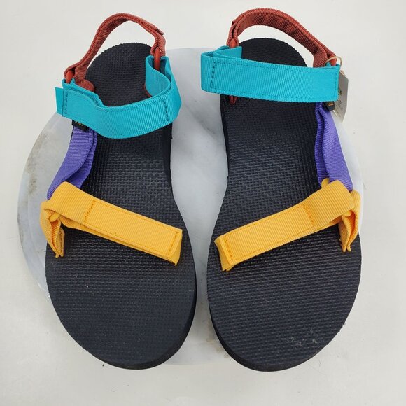 NWT Teva Women's Midform Universal Bright Retro Multicolor Strappy Sandals 10 - Picture 4 of 10